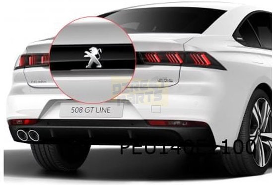 Peugeot 508 (9/2018-) embleem logo ''Peugeot'' achter (Sedan/SW) Origineel! 98361548DX