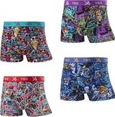 Katoenen Heren Boxershorts 4Pack Maat 3XL