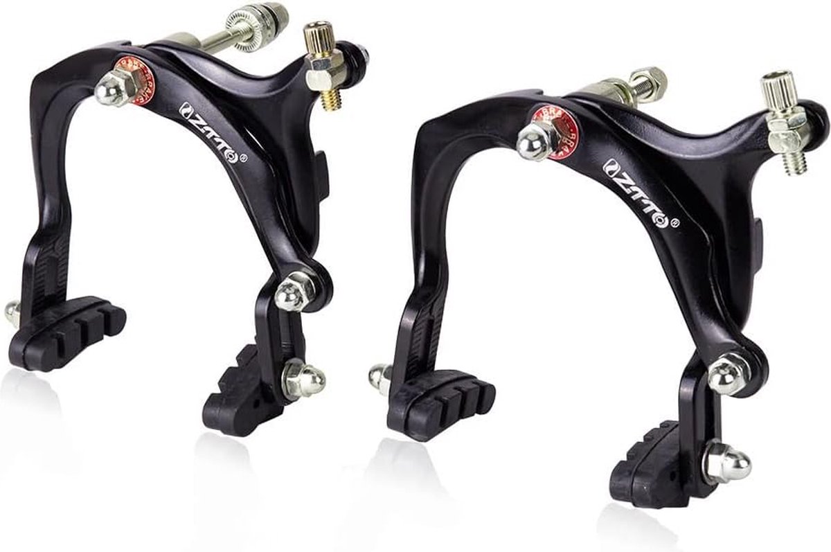 Plaquettes De Frein V-Brake Pour Vélo De Route - Caoutchouc Et Alliage Aluminium, 55mm (lot De 2) - 10