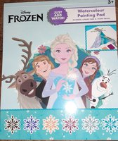 Sambro - Disney Frozen watercolour painting pad - waterverf kleurboek - waterverfboek - Olaf Elsa Anna - 20 blz + verf + kwast