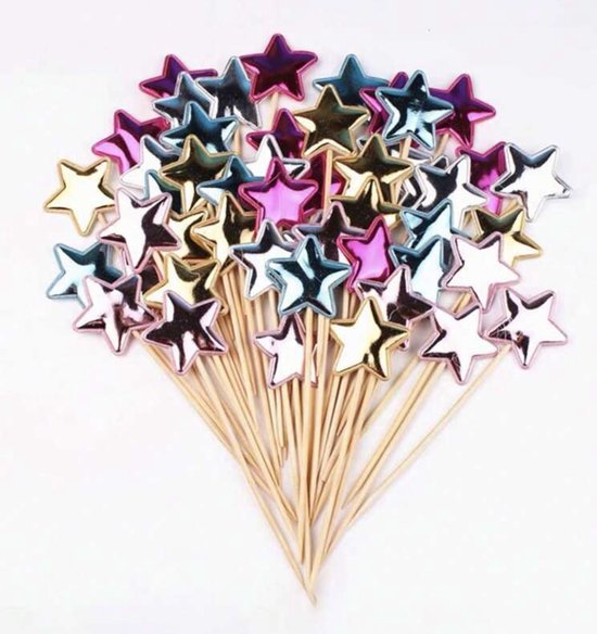 Sterren Prikkers voor Feestjes en Taarten