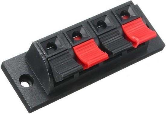 Terminal 4x Input Block Wire Cable Clip For LED Single Color Strip