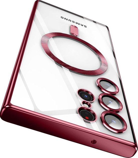Cityhoesje-Magnetic Magsafe Lens Protection – Geschikt voor Samsung S24 Ultra