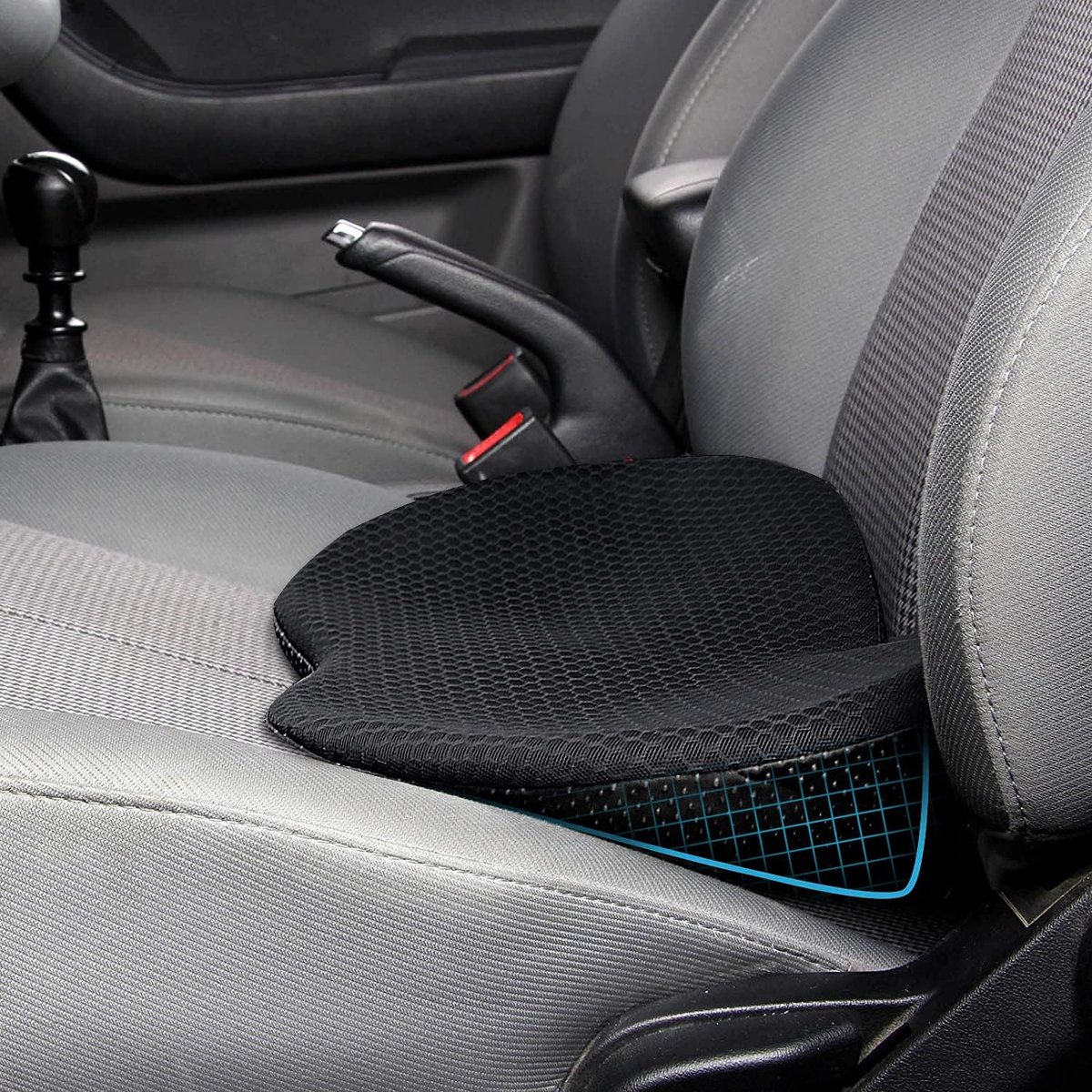 Lumbale Steunkussen Auto - Ergonomisch Design - Pijnverlichting - Verstelbare Riemen - Ademend Materiaal
