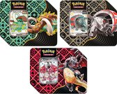 Pokémon Scarlet & Violet Paldean Fates Large Ex Tin (set van 3)