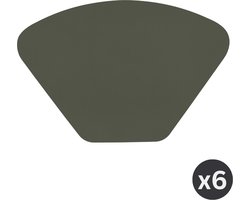 foto van Placemat TOGO WEDGE, SET/6, 32x48cm, grijs