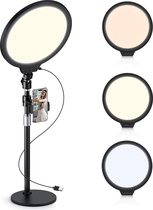 LED-paneelverlichting Bureaulamp - Streaming Lamp voor Videoconferentie - 10 inch Keylight