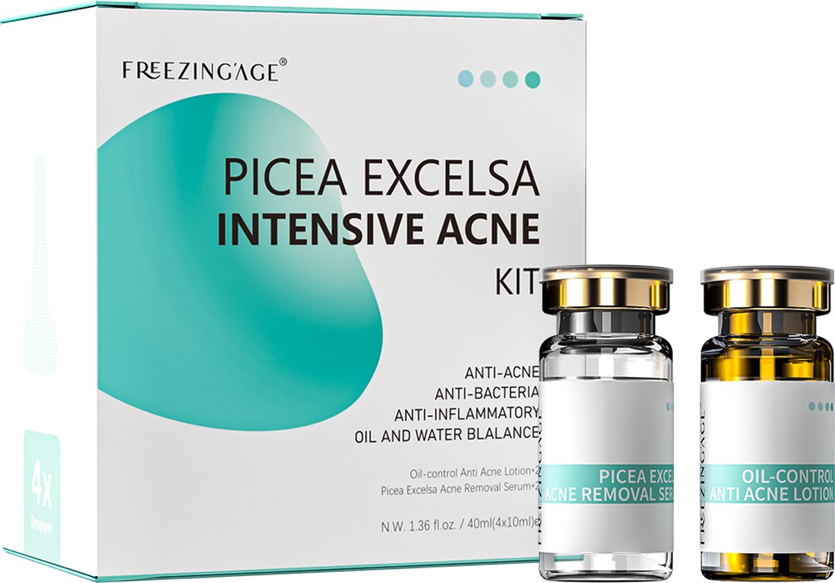 Freezing'Age Picea Excelsa Acne Serum - Anti-Acne Treatment - 40 ml - Verhelderend