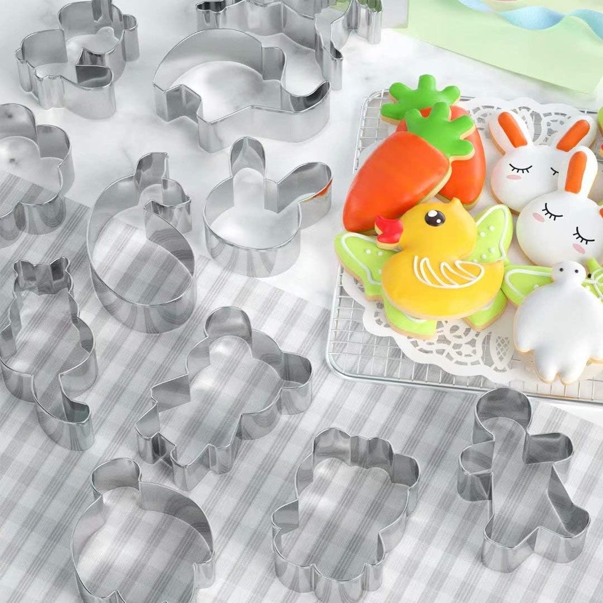 30 Pcs Cartoon Cookie Cutters Biscuit Mould Voor Diy Bakken Cake Fondant Sugarcraft Gebak Bakvormen Decoratie