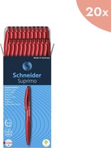 20x stylo à bille Schneider Suprimo rouge