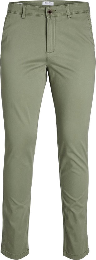 JACK & JONES Marco Bowie slim fit - heren chino - olijfgroen - Maat: 36/36