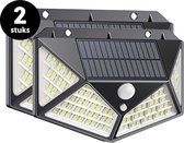 2 x Solar Buitenlamp - Tuinverlichting - Led-verlichting - Bewegingssensor - 90 LEDS - Zonne-energie.