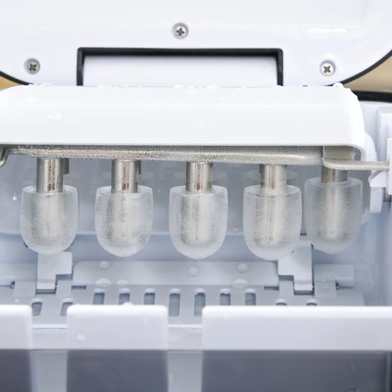 LBB IJsblokjesmachine - IJsmachine - Crushed Ice - IJsblokmaker met IJsschep - 9 Blokjes in 8 min. - Draagbaar met Handvat - RVS van Merkloos — afbeelding 3
