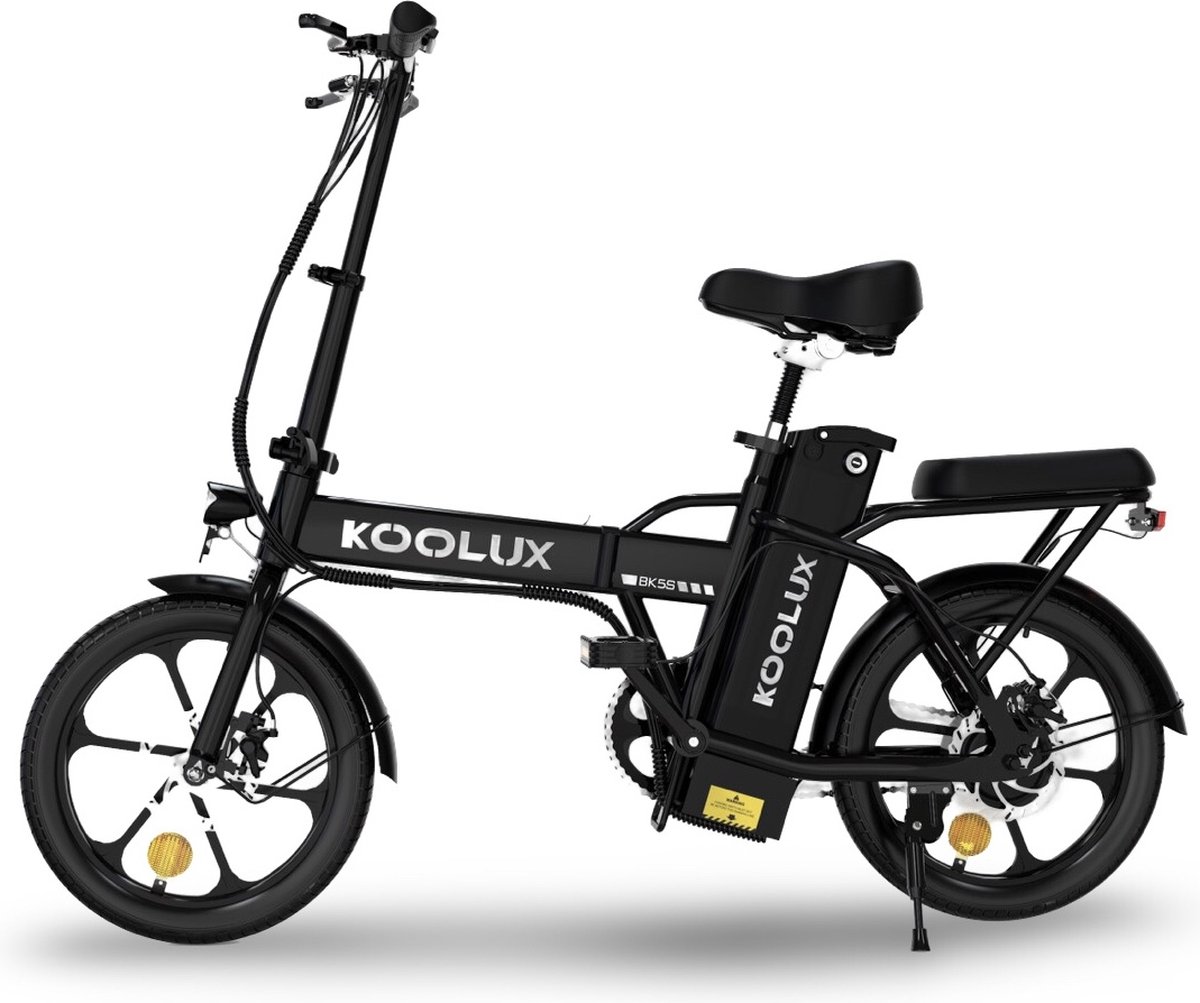 Koolux | BK5 Elektrische Fiets | Opvouwbare E-bike | 16 Inch | 250W Motor | Zwart