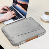 15.6 Inch Laptophoes Sleeve Case Cover voor 15,6 Inch Notebook Laptop Schokbestendig Draagtas Waterbestendige Computer Beschermhoes met Handvat, grijs