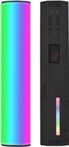 LED Videolamp met Lichteffecten - RGB Kleurmodus - 2500K-9000K - Dimbaar - Handheld Fotografie Licht - Inclusief Tripod
