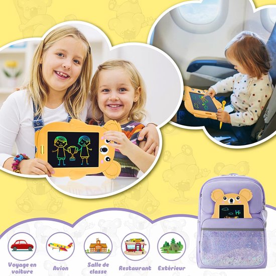 Hot Bee paarse eenhoorn marker set meisje cadeau