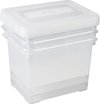 Curver Handy box Opbergbox - 3x20L - Transparant - 3 stuks