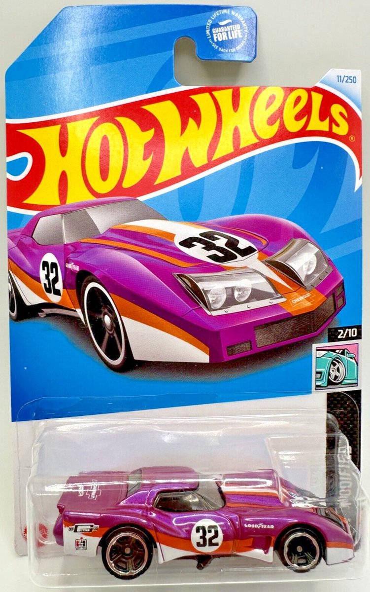 HOT WHEELS 76 GREENWOOD CORVETTE 11/250 1:64 HW MODIFIED 2/10