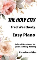 Little Pear Tree 1 - The Holy City Easy Piano Sheet Music with Colored Notation