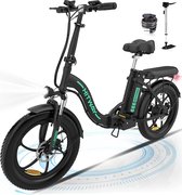 Vélo électrique Hitway | Vélo électrique pliable | 20 pouces | Moteur 600W | Noir