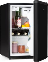 Klarstein Cool Kid koelkast - Mini-koelkast in CompactCooling design - Inhoud: 65 liter - Energie-efficiëntieklasse E - 2 Etages - Vriesvak: 4 liter - Flessenvak tot 2 liter - 41 dB - Zwart