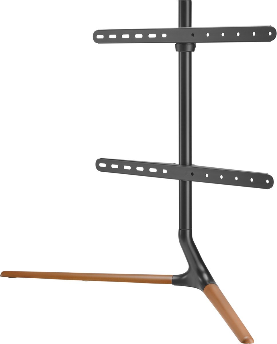TV standaard Ystad 76,5x97x35 cm wart en houtkleurig tot 70 inch pro.tec