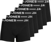 Jack & Jones Boxershorts SENSE - 6 pack - Trunks - Zwart - Heren Onderbroek - Maat L