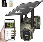 Lemnoi - Caméra animalière à énergie solaire - 3G/4G - Détecteur de mouvement - Caméra animalière avec carte SIM et carte SD