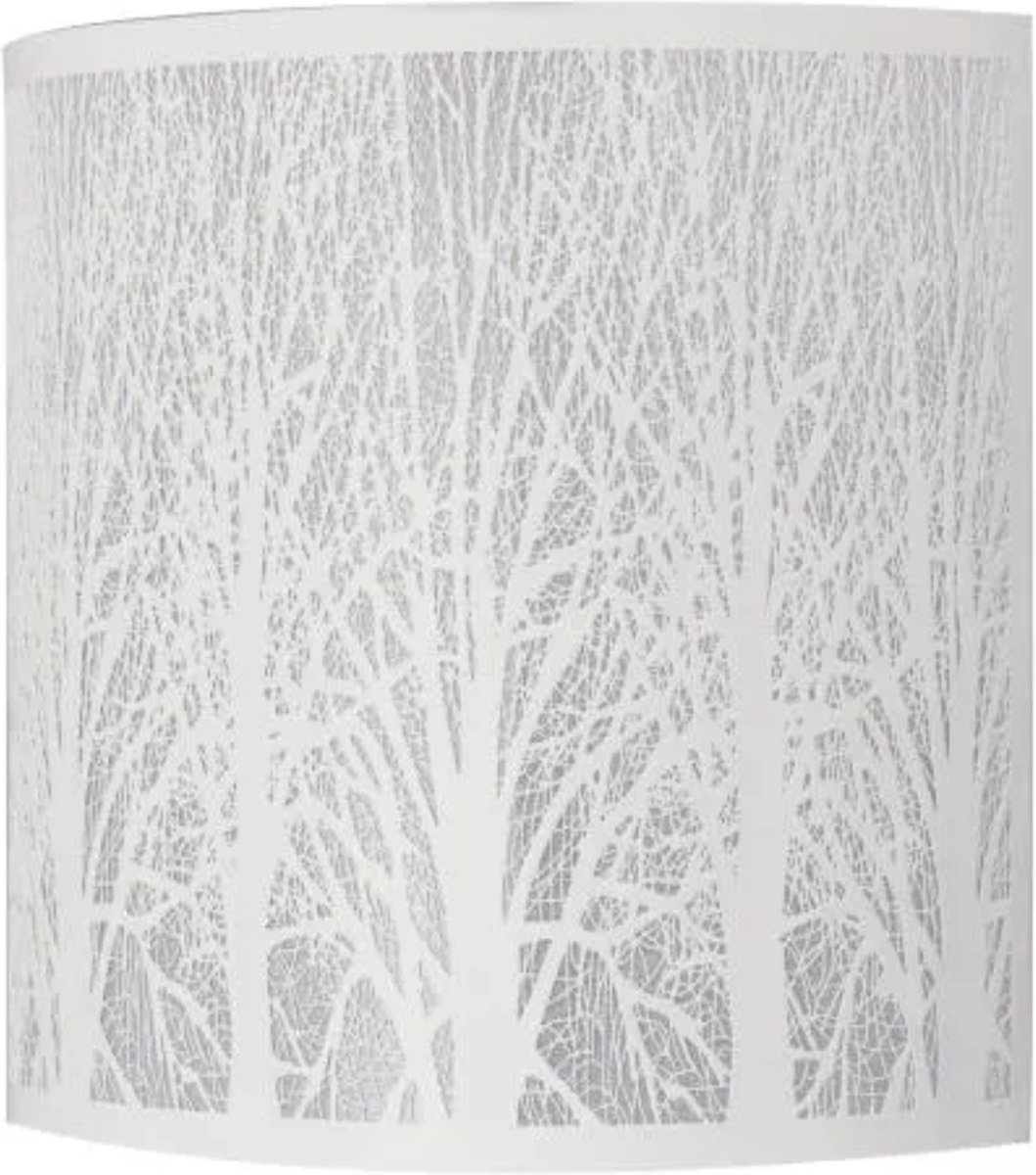 Inspire Forest Wandlamp (E14) 40W 5239-1WB - Mat wit - Gietijzer