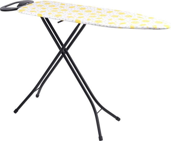 Rainberg 122 x 38 cm opvouwbare strijkplank met Jumbo ijzeren steun, in