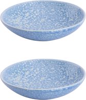 Colori Del Sud Bord Cazorla 11.5 cm Blauw Aardewerk 3 stuk(s)