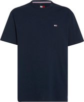 Tommy Hilfiger TJM Slim Rib Detail Heren T-Shirt - Donkerblauw - Maat M