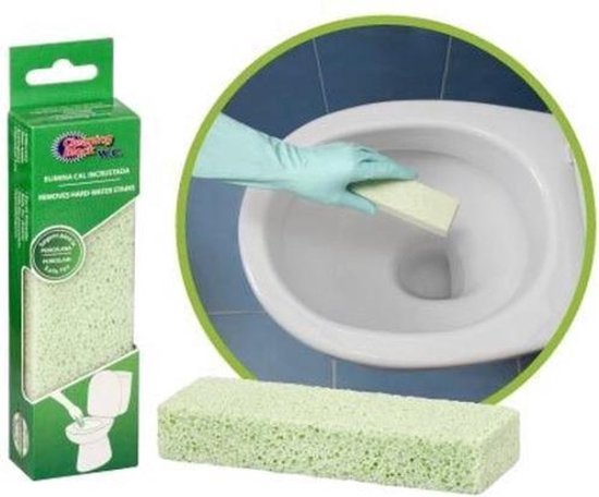 4x Puimsteen- Cleaningblock WC - Ontkalken zonder CHEMIE - Enkel geschikt voor Porselein !!