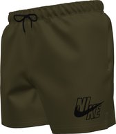 Nike Swim Nike Logo - 5inch volley short Heren Zwembroek - Cargo khaki - Maat XL