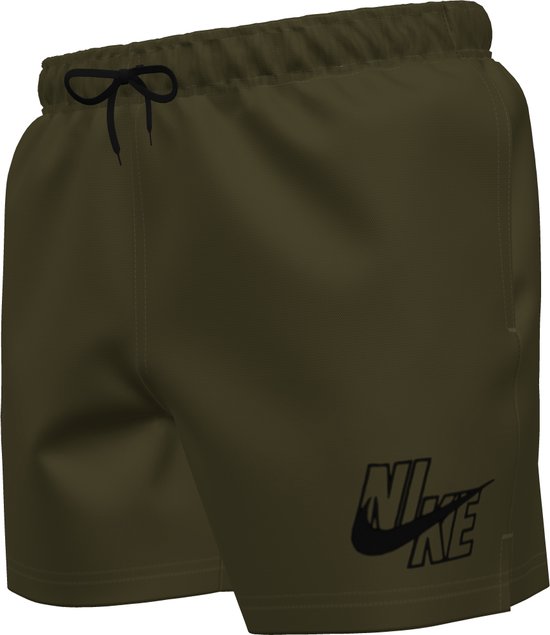 Nike Swim Nike Logo - Short de volley-ball 5 pouces Short de bain pour homme - Kaki cargo - Taille XL