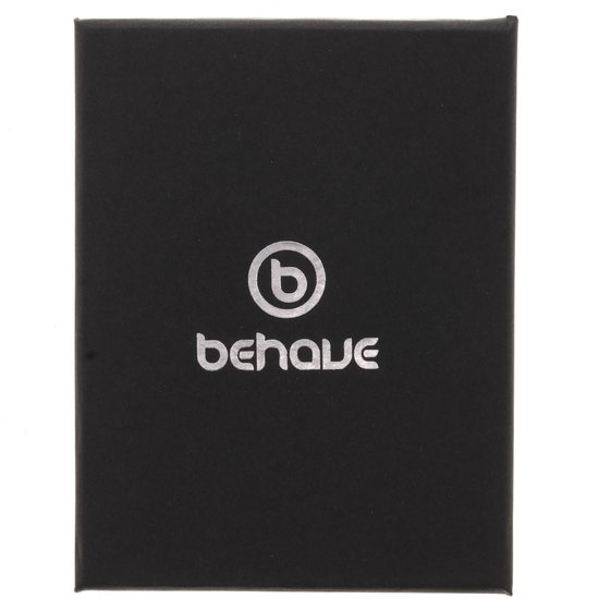 Zwarte Behave doos met logo