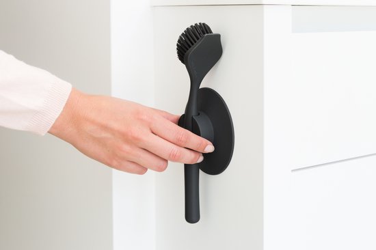 Brabantia SinkSide brosse à vaisselle avec ventouse - Dark Grey