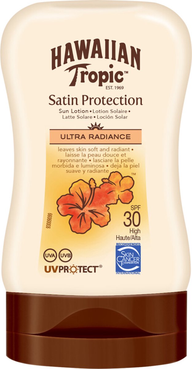 Goedkoopste Hawaiian Tropic Satin Protection Sun Lotion Mini - SPF30 - 100ml - 1 stuk