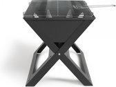 Livoo Opvouwbare Draagbare Houtskoolbarbecue | Zwart Staal | 44,5 x 28,5 cm