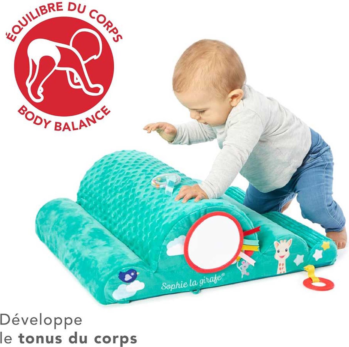Sophie de Giraf Activity Cloud - Babyspeelgoed - Ontwikkeling en stimulatie voor baby's - Antislip - Vanaf 6 maanden - Meerkleurig — afbeelding 18