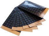 Bondoo Papieren zakjes 50 stuks - cadeauzakjes - Luxe - blokjes 7x13cm - Zwart