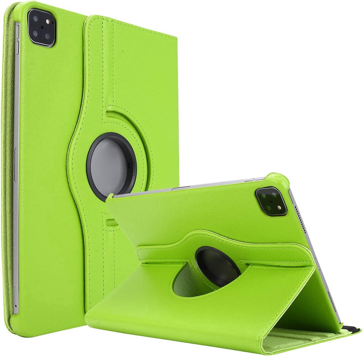 Hoes Geschikt voor Apple iPad Pro Hoes 2e Generatie - 11 inch (2021) - Tablet Case - Smart Cover Groen