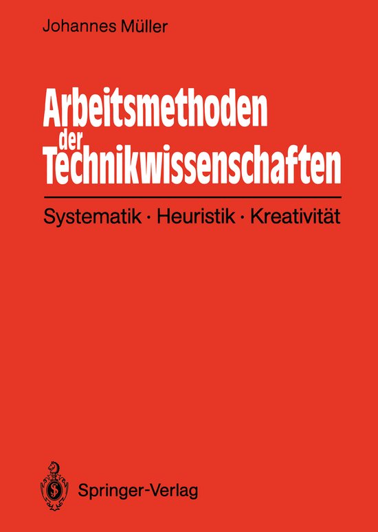 Arbeitsmethoden Der Technikwissenschaften - cover
