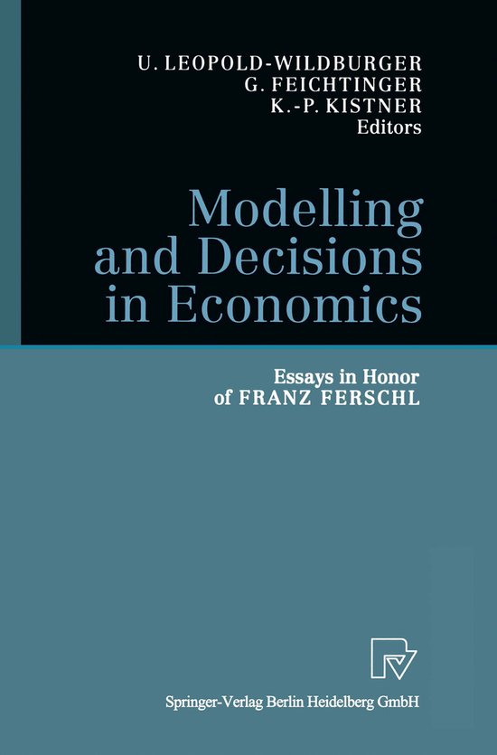 Modelling and Decisions in Economics - cover