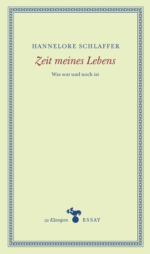 zu Klampen Essays - Zeit meines Lebens - cover