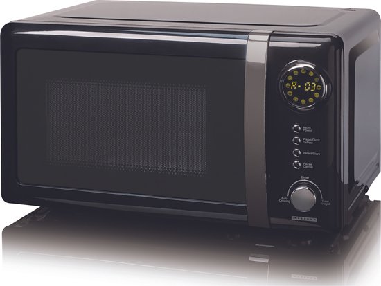 Melissa Vrijstaande Solo-Magnetron - 20 liter - 700W - Retro - 16330132 - Zwart