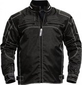 Motorjas zwart Lichtgewicht Textil Cordura Wind en waterdicht mt L