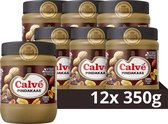 Calvé Regular Pindakaas - 12 x 350 g - Voordeelverpakking