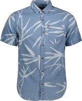 Superdry Overhemd Vintage Loom Ss Shirt M4010624a Heavy Wash Bamboo Mannen Maat - 3XL